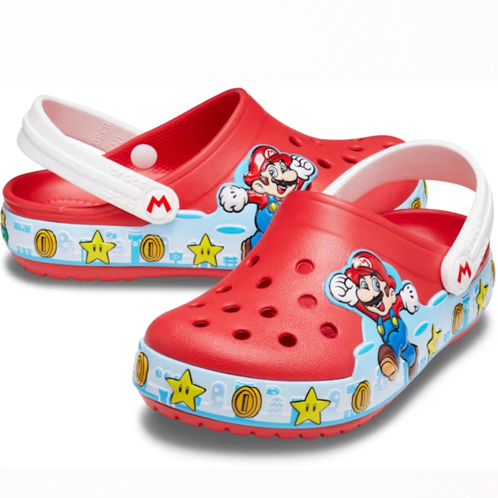 Kids' Crocs Fun Lab Super Mario Lights Clog - Picture 2 of 5